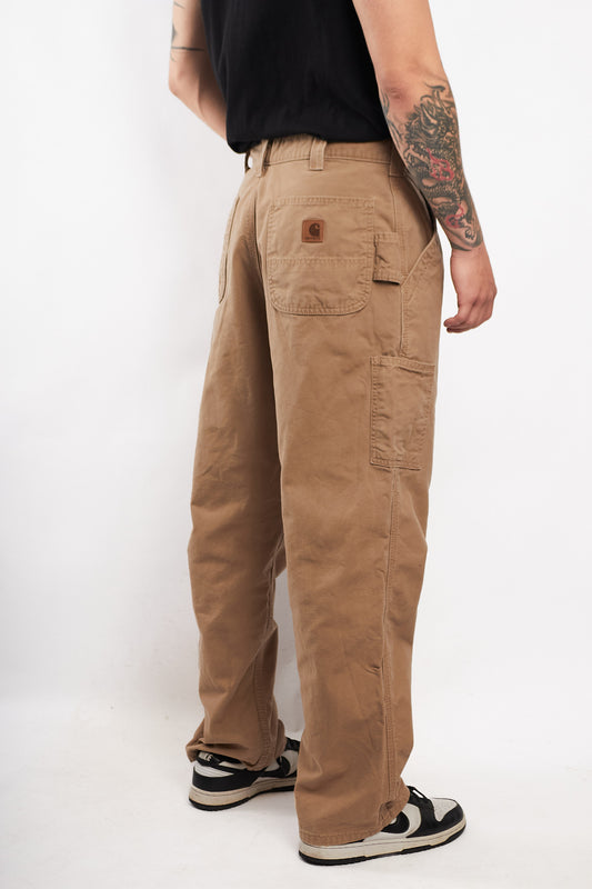 2000 Vintage Carhart Dark Khakhi Carpenter Pant (32/34)