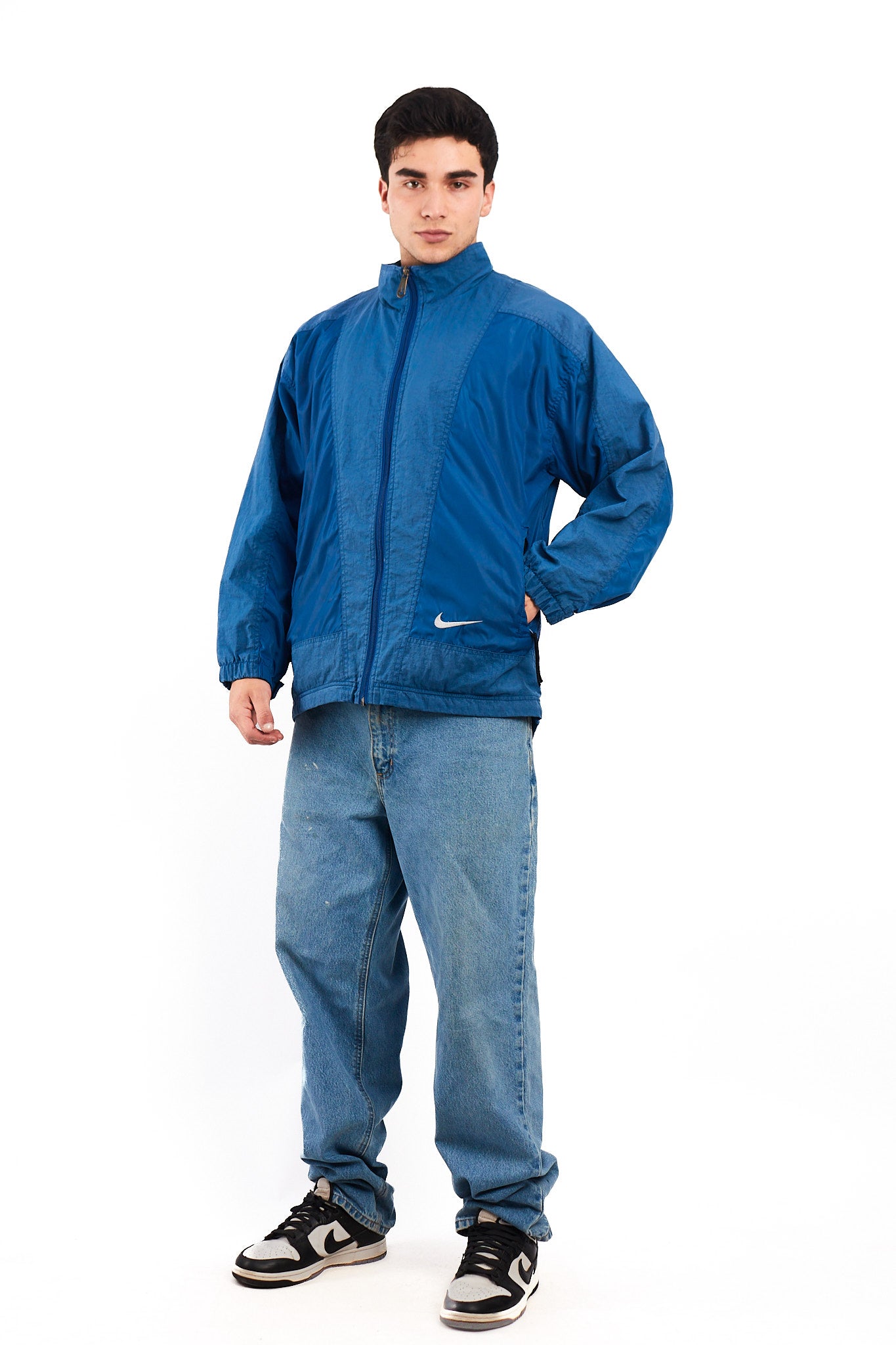 1990 Vintage Nike Electric Blue Jacket (M/L)