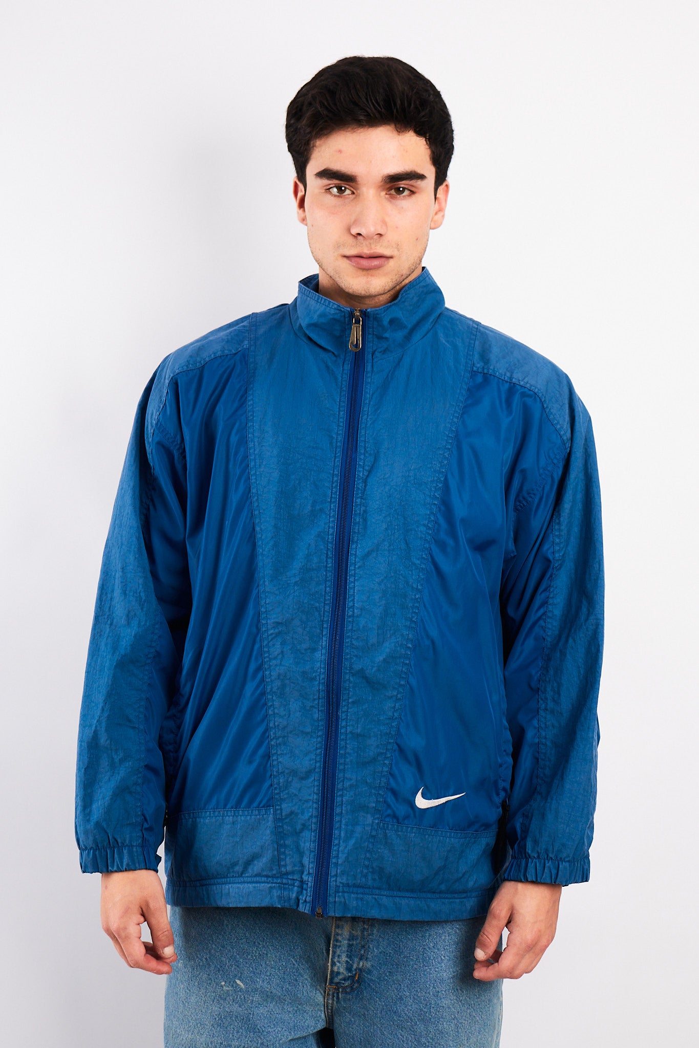1990 Vintage Nike Electric Blue Jacket (M/L)