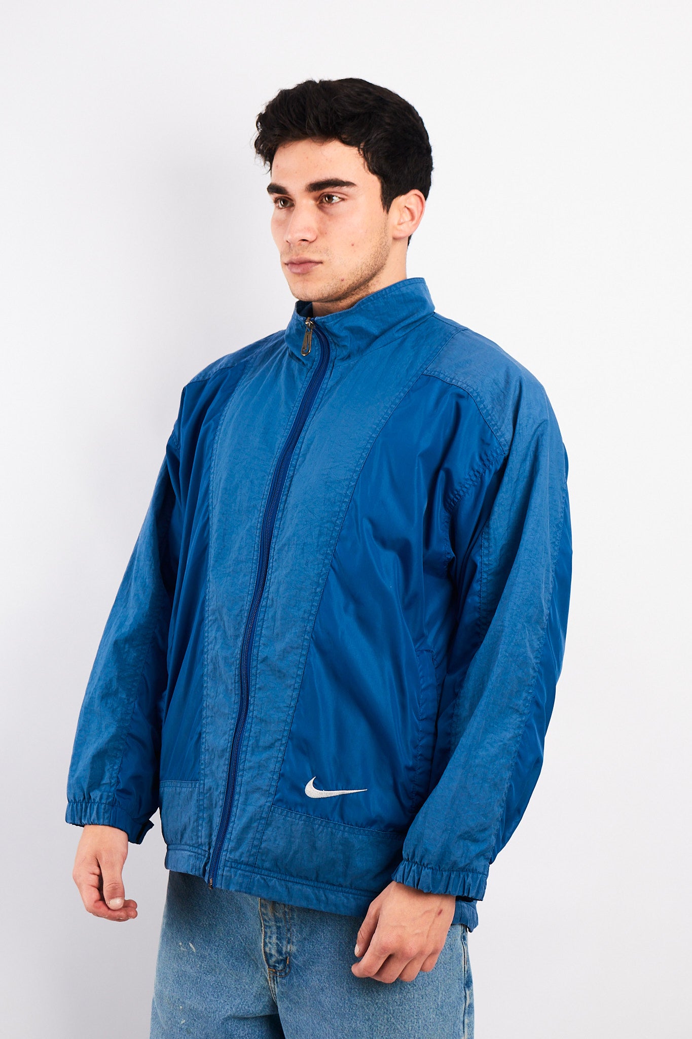 1990 Vintage Nike Electric Blue Jacket (M/L)