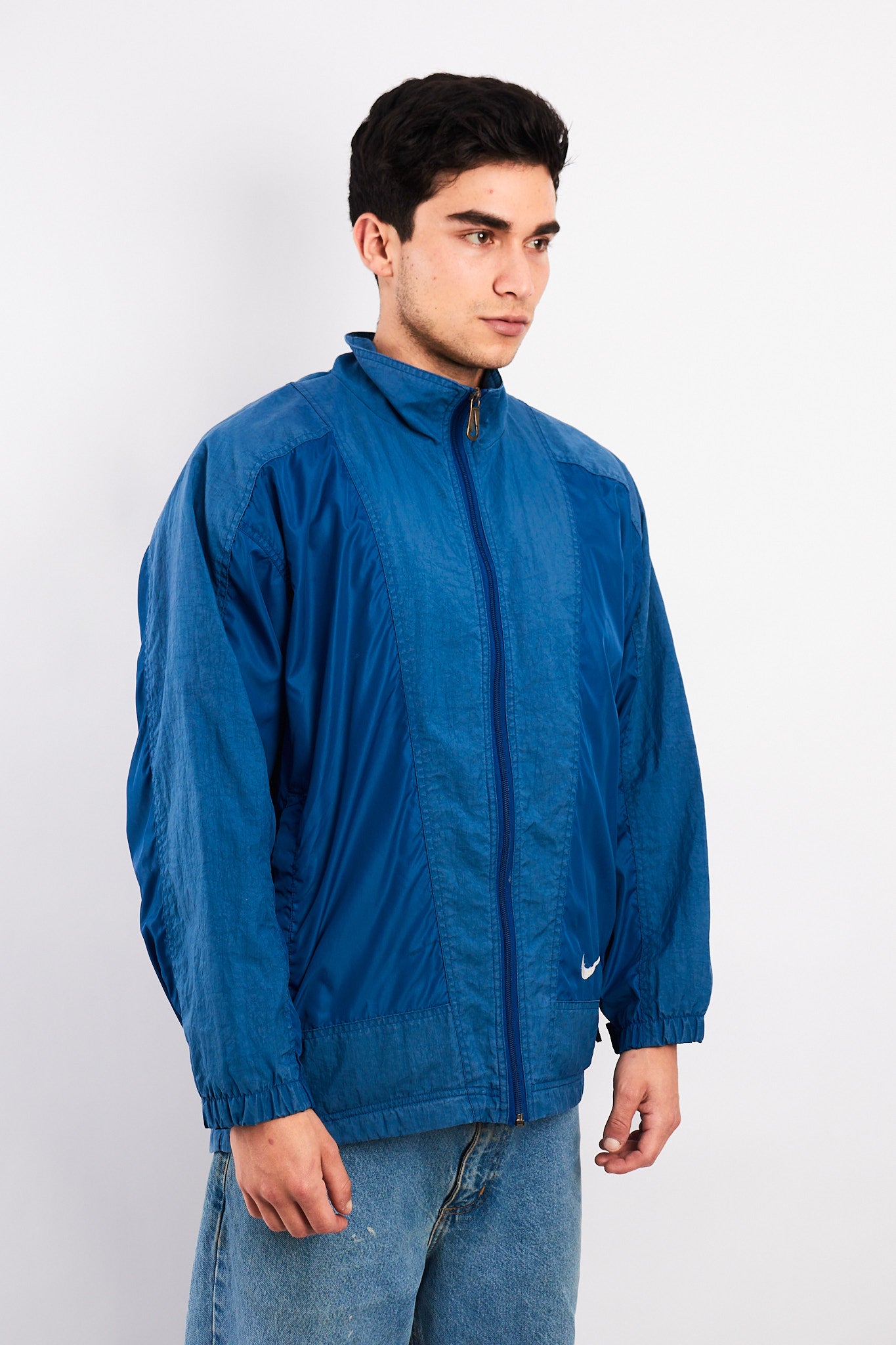 1990 Vintage Nike Electric Blue Jacket (M/L)