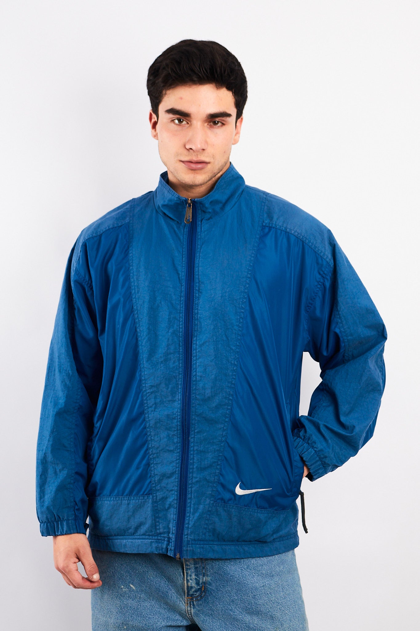 1990 Vintage Nike Electric Blue Jacket (M/L)