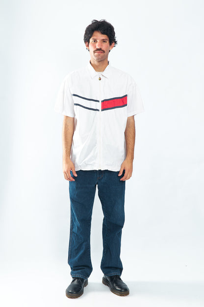 1990 Tommy Jeans Cotton Shirt Jacket ( M/L)