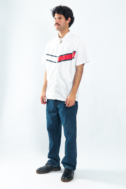 1990 Tommy Jeans Cotton Shirt Jacket ( M/L)