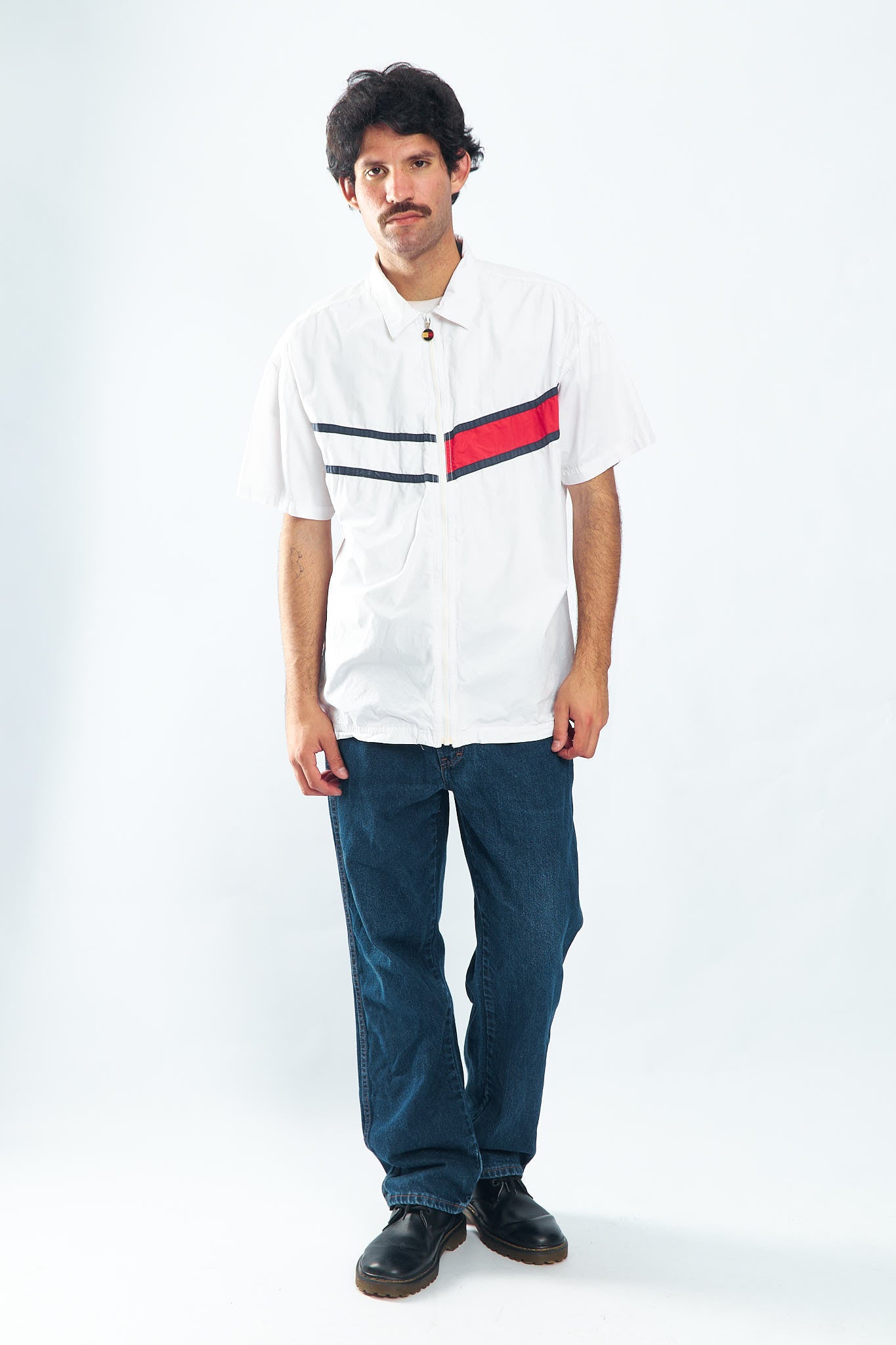 1990 Tommy Jeans Cotton Shirt Jacket ( M/L)