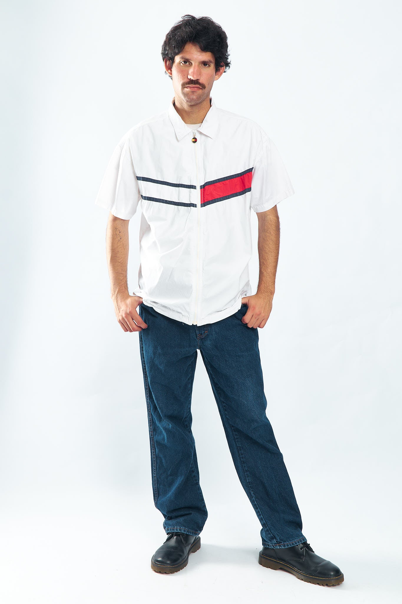 1990 Tommy Jeans Cotton Shirt Jacket ( M/L)