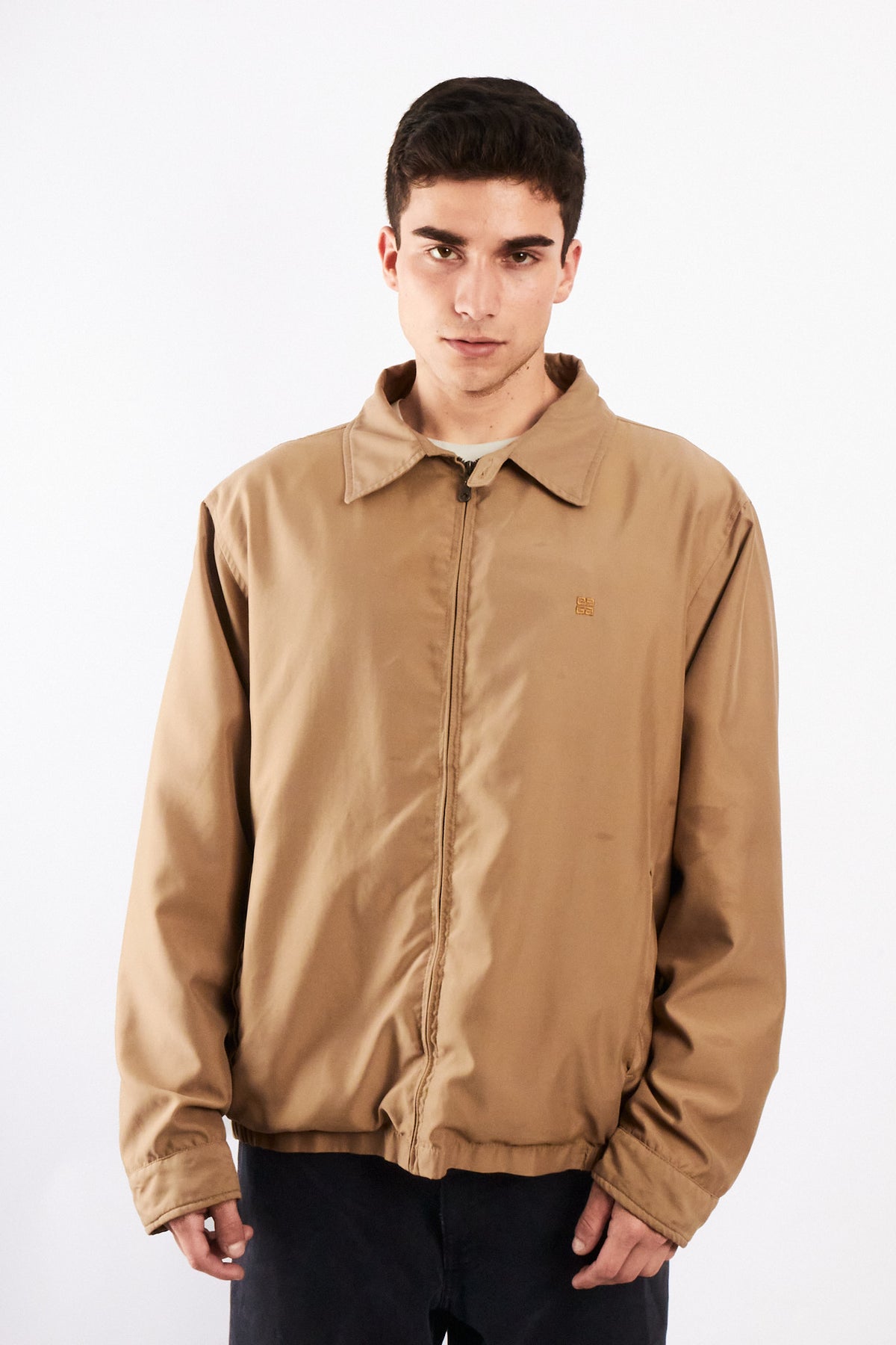 2000 Vintage Givenchy Khakhi Harrington (L/XL)