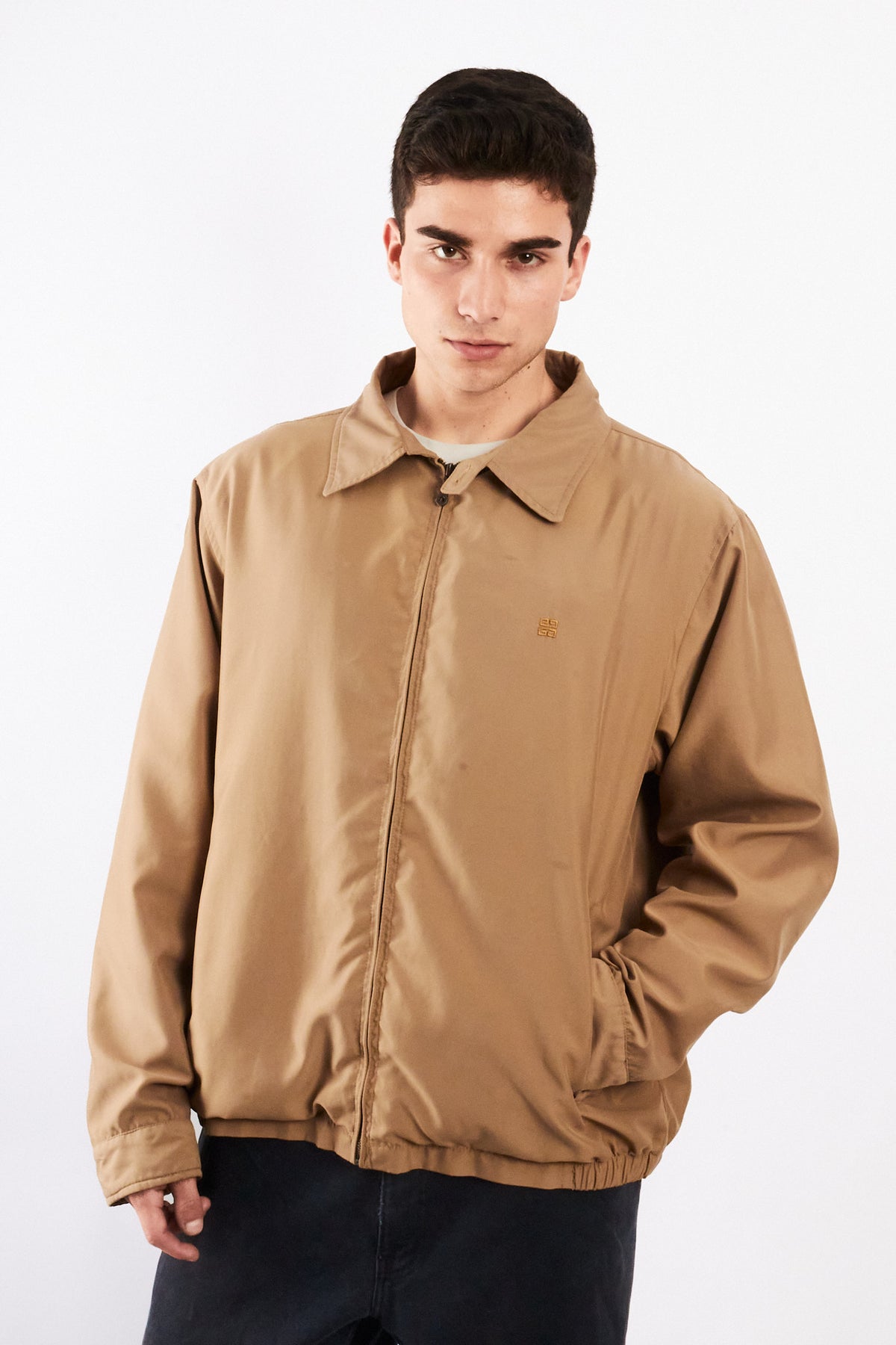 2000 Vintage Givenchy Khakhi Harrington (L/XL)