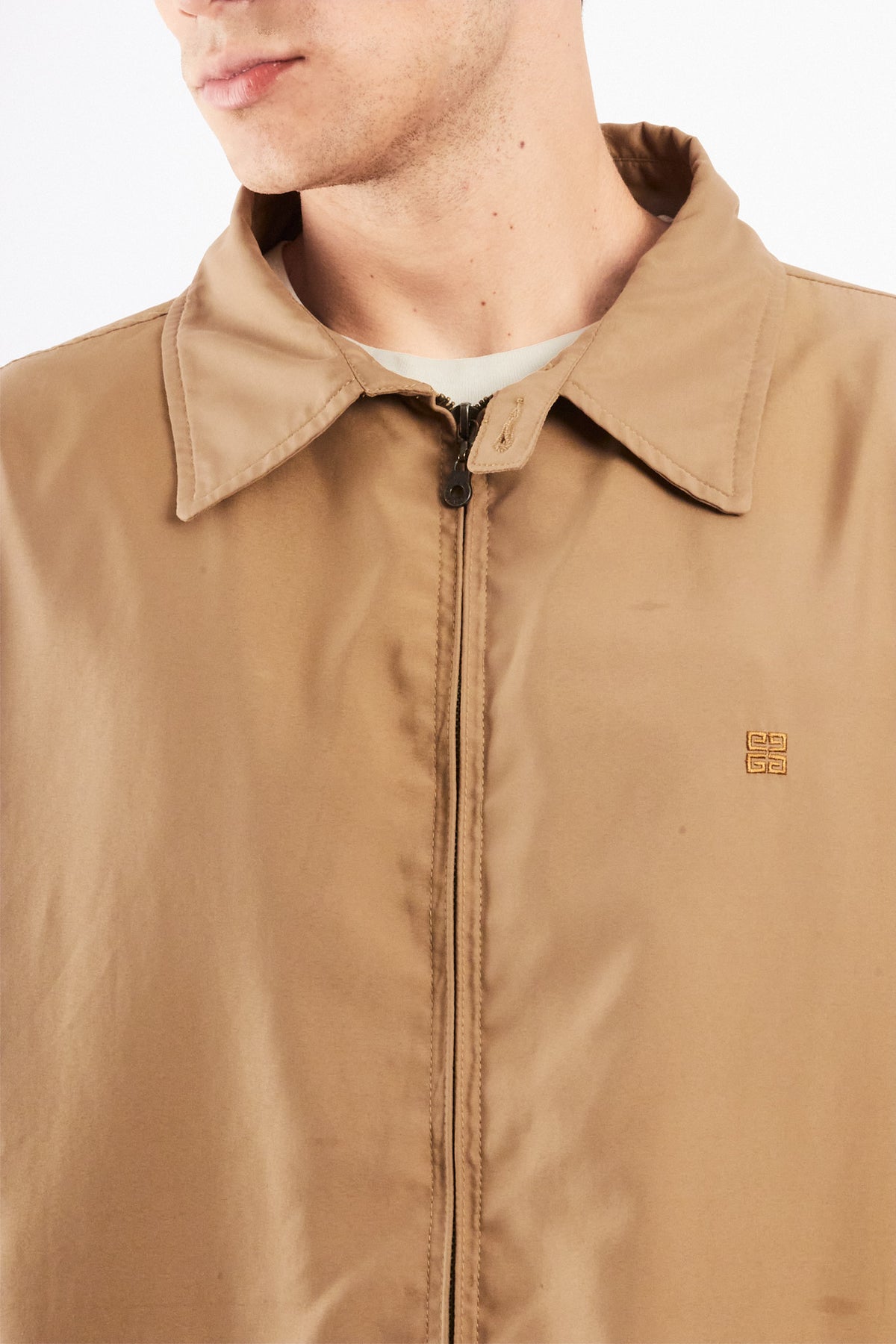 2000 Vintage Givenchy Khakhi Harrington (L/XL)