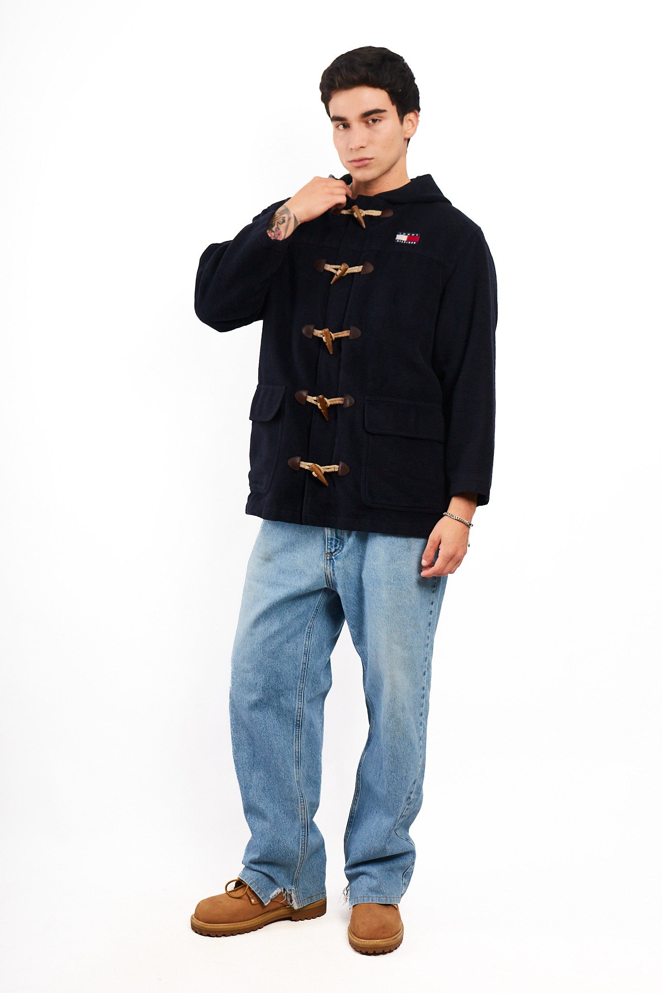 1990 Vintage Tommy Hilfiger Wool Duffle Coat (M/L)
