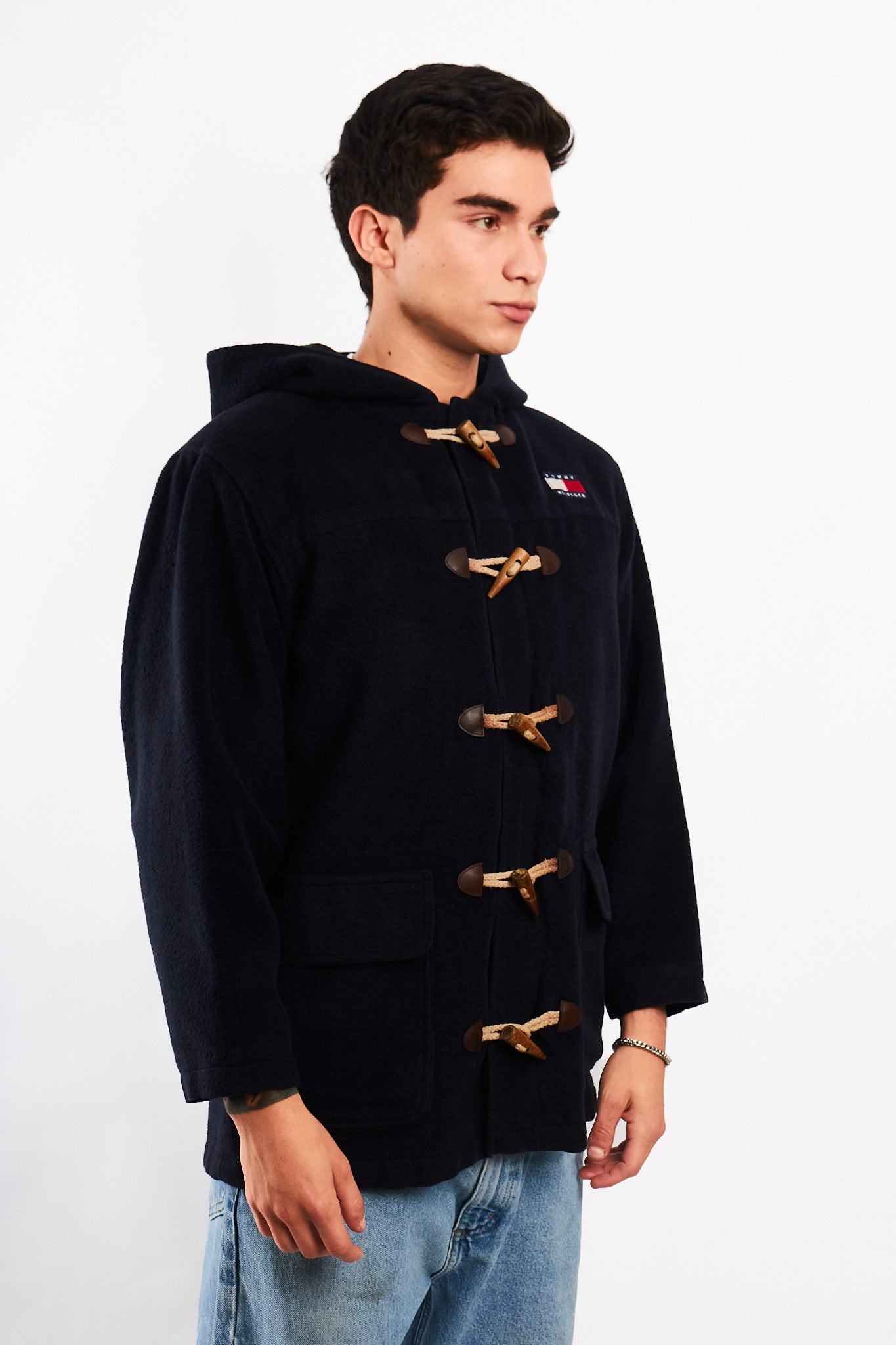 1990 Vintage Tommy Hilfiger Wool Duffle Coat (M/L)
