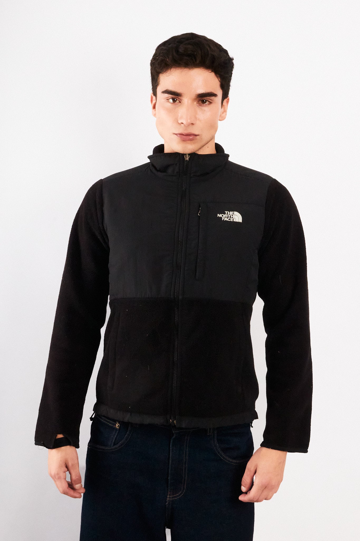 2000 Vintage The North Face Black Retro Denali Jacket (S)