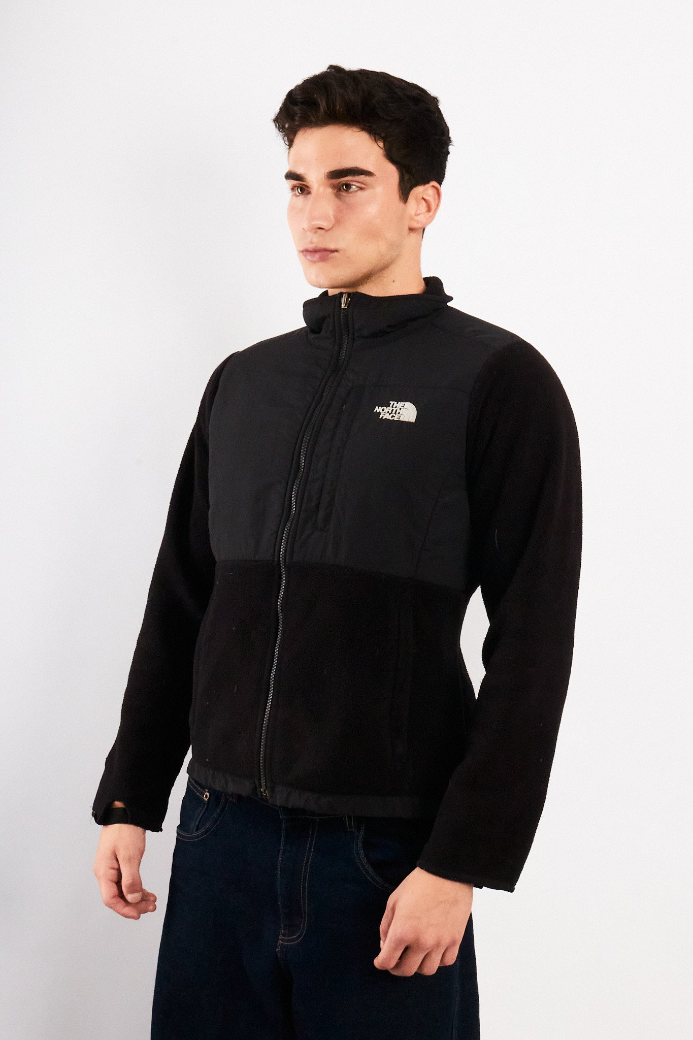 2000 Vintage The North Face Black Retro Denali Jacket (S)
