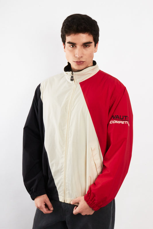 1990 Vintage Nautica Competition Impermeable Colorblock Jacket (M/L)
