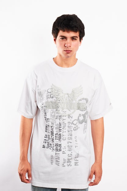 Y2K Vintage Avirex Graphic Tee (L)