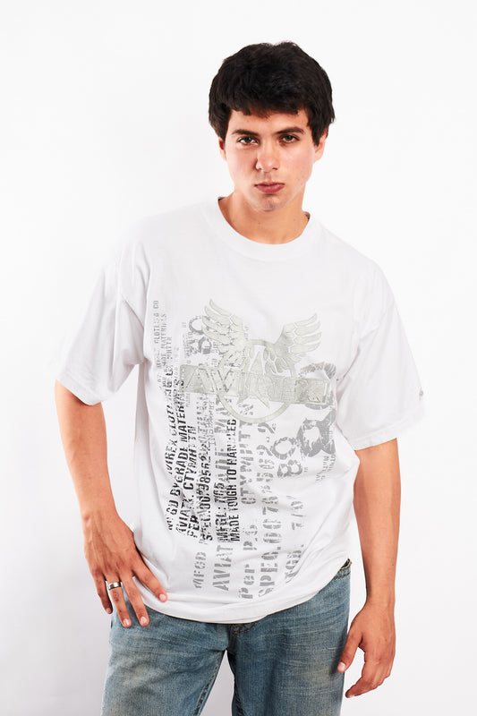 Y2K Vintage Avirex Graphic Tee (L)
