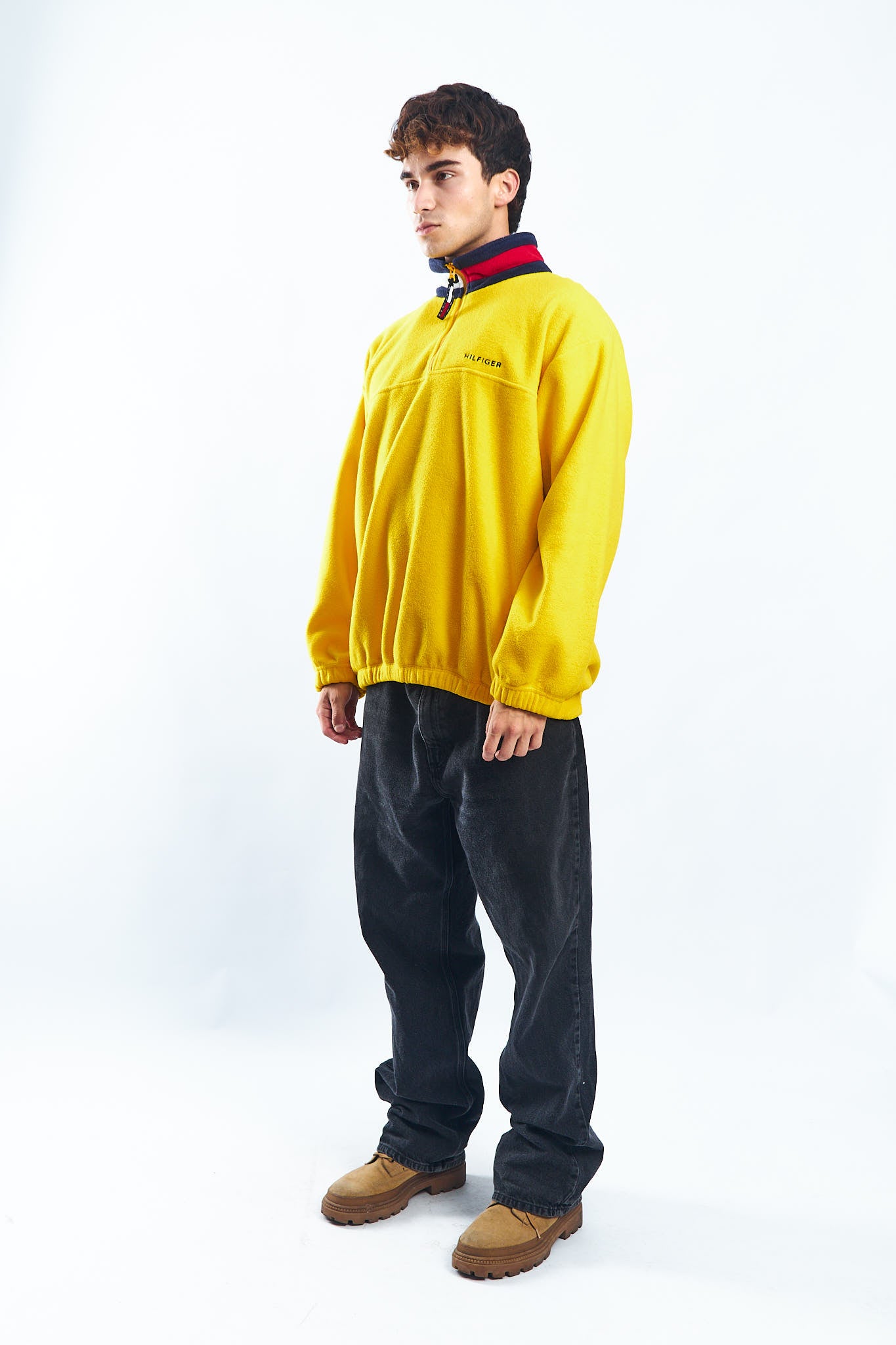 1990 Tommy Hilfiger Fleece Quarter Zip (XL/XXL)