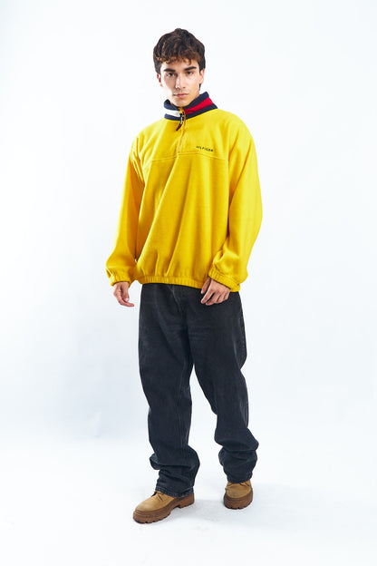1990 Tommy Hilfiger Fleece Quarter Zip (XL/XXL)
