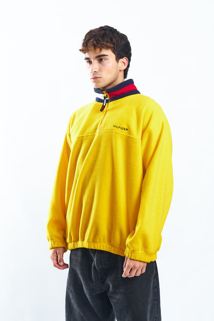 1990 Tommy Hilfiger Fleece Quarter Zip (XL/XXL)