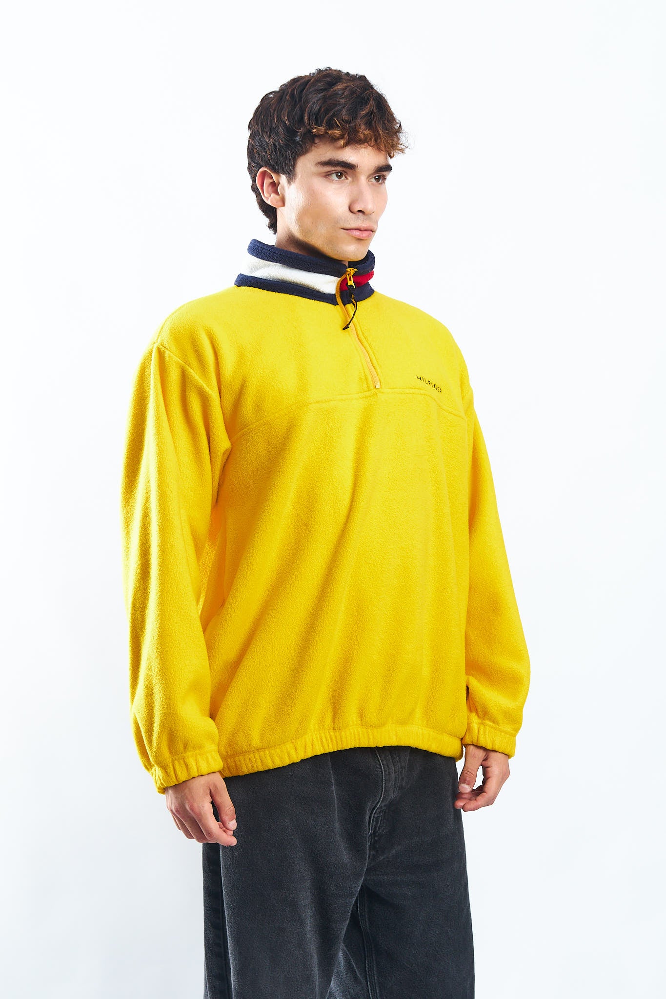 1990 Tommy Hilfiger Fleece Quarter Zip (XL/XXL)