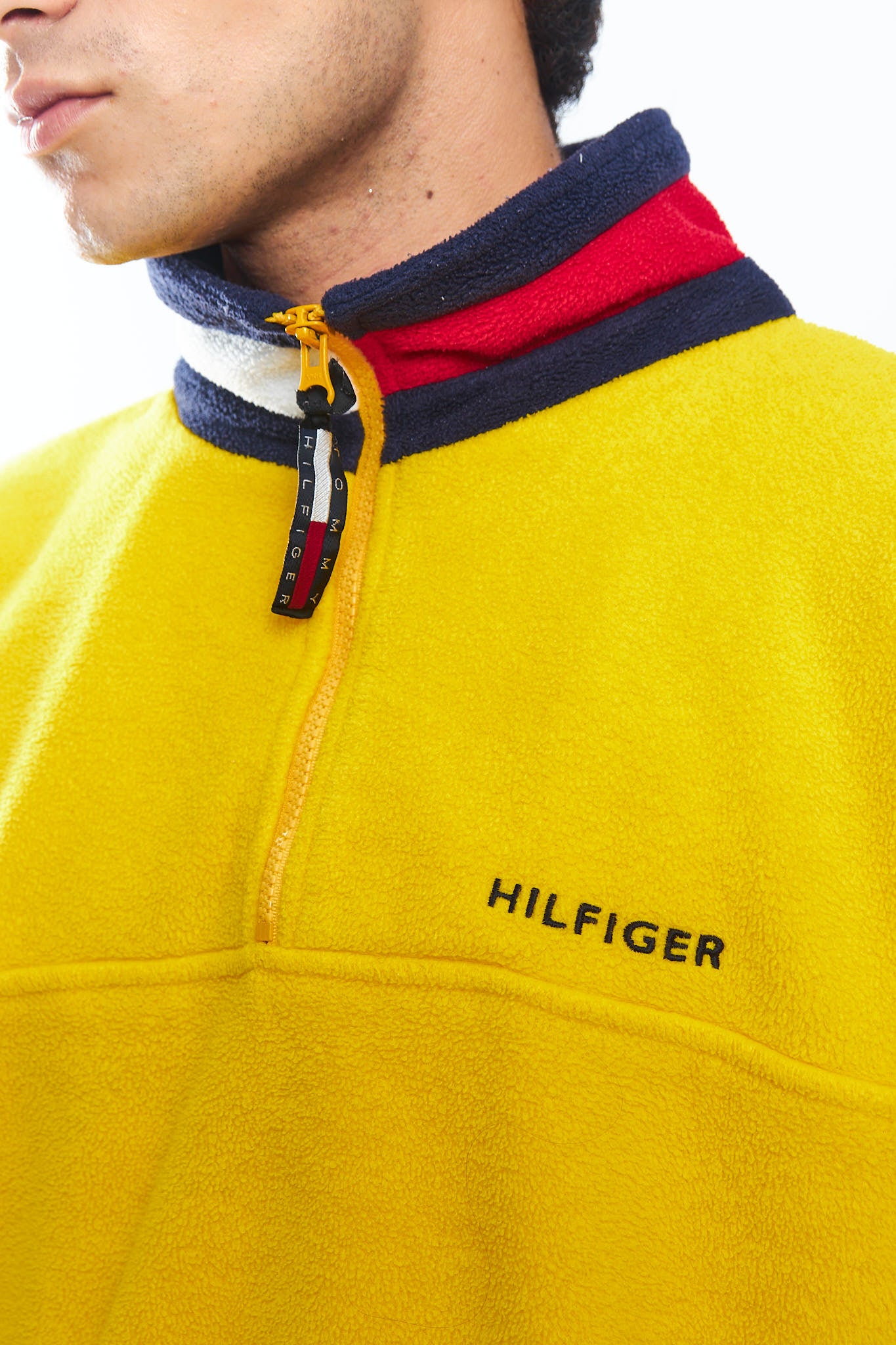 1990 Tommy Hilfiger Fleece Quarter Zip (XL/XXL)