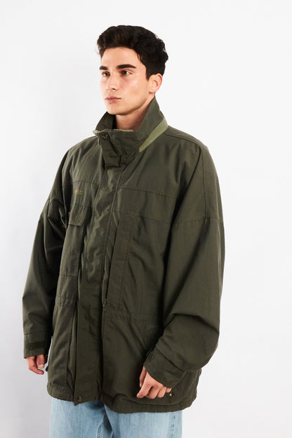 2000 Vintage Columbia Army Green Jacket (XL/XXL)