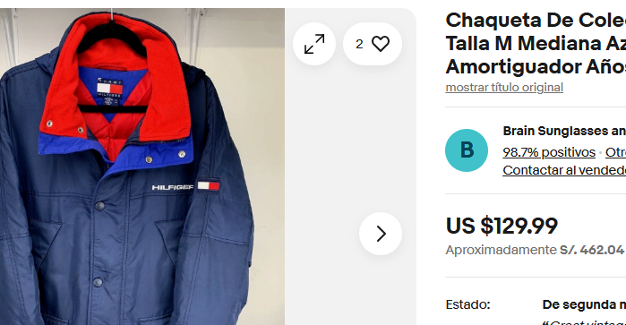 1990 Vintage Tommy Hilfiger Down Puffer Parka Jacket (M/L)