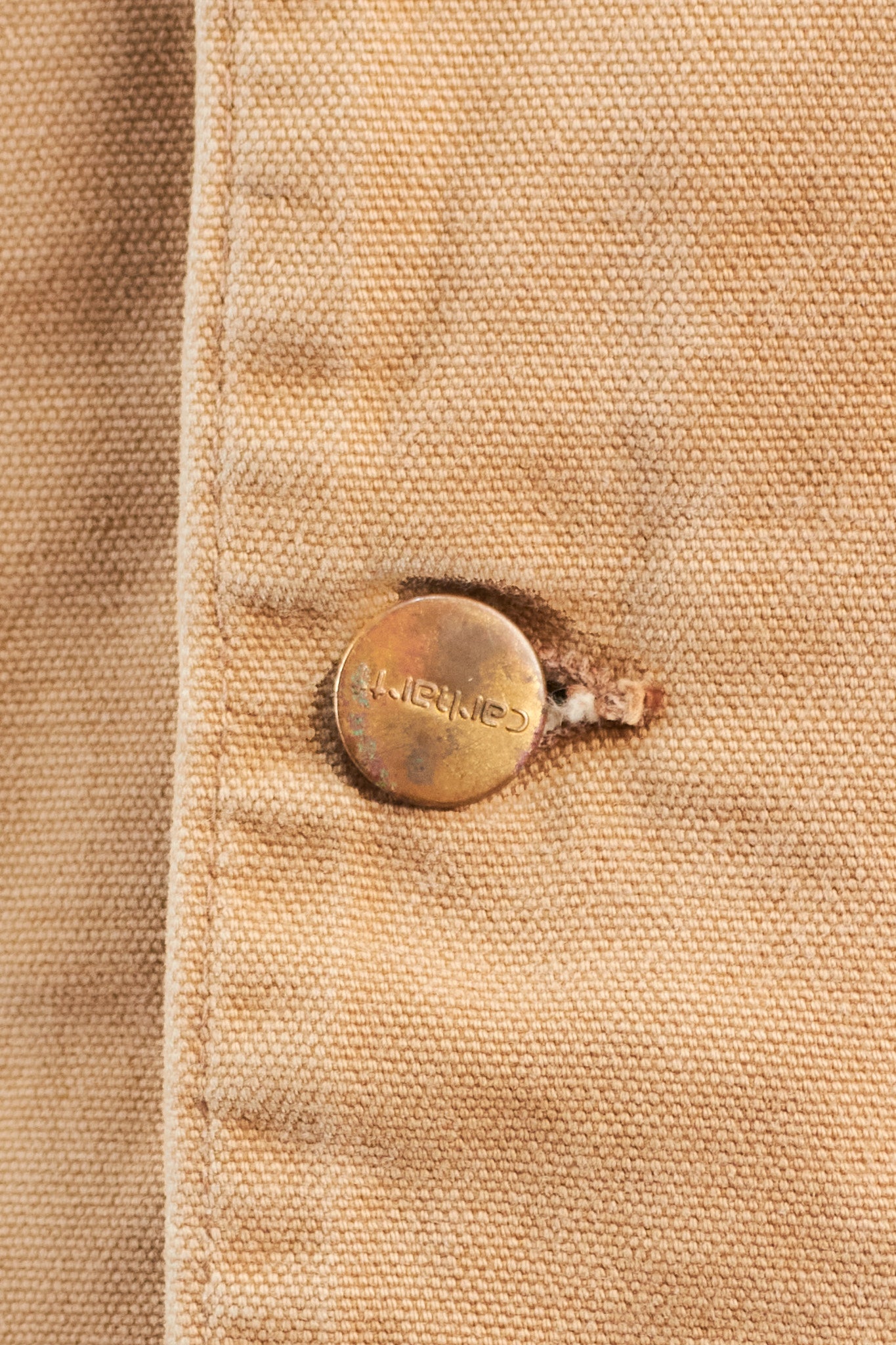 Vintage Carhartt C01 Hamilton Brown Michigan Chore Coat (M/L)