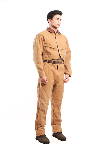 1980 Vintage Carhartt Reworked Suit Cropped Jacket + Baggy Pant (M/L)