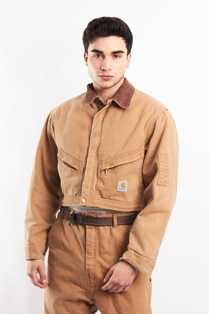 1980 Vintage Carhartt Reworked Suit Cropped Jacket + Baggy Pant (M/L)