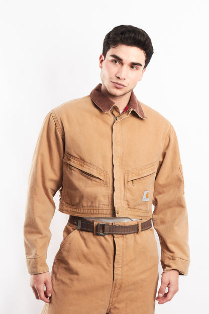 1980 Vintage Carhartt Reworked Suit Cropped Jacket + Baggy Pant (M/L)