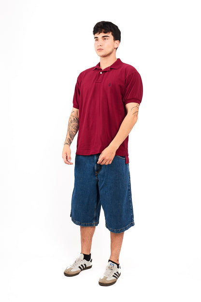 1990 Vintage Nautica Wine Polo Shirt (M/L)