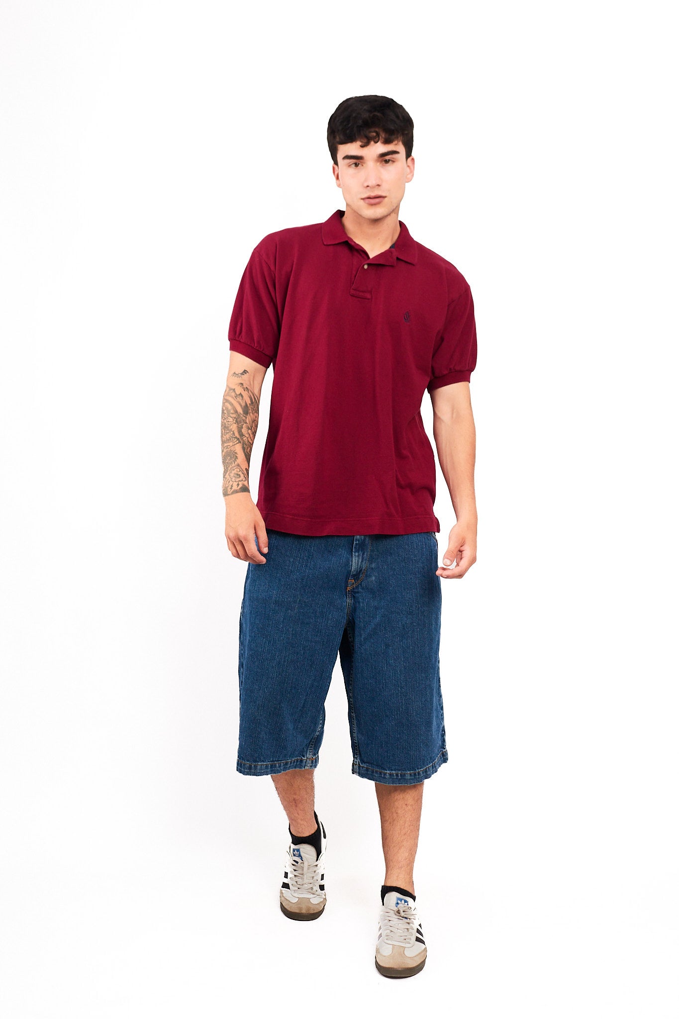 1990 Vintage Nautica Wine Polo Shirt (M/L)