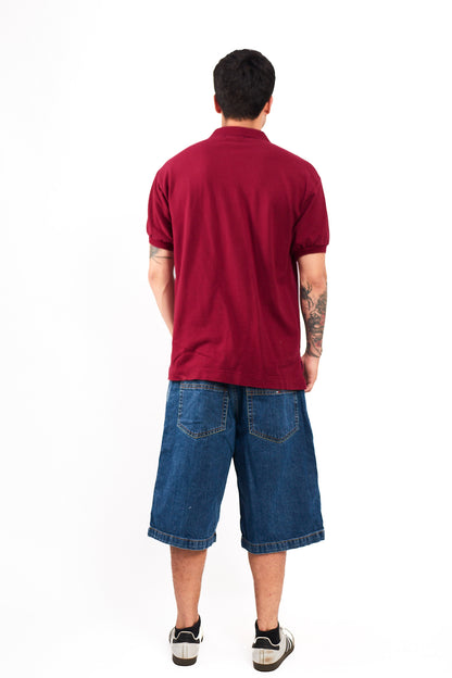 1990 Vintage Nautica Wine Polo Shirt (M/L)