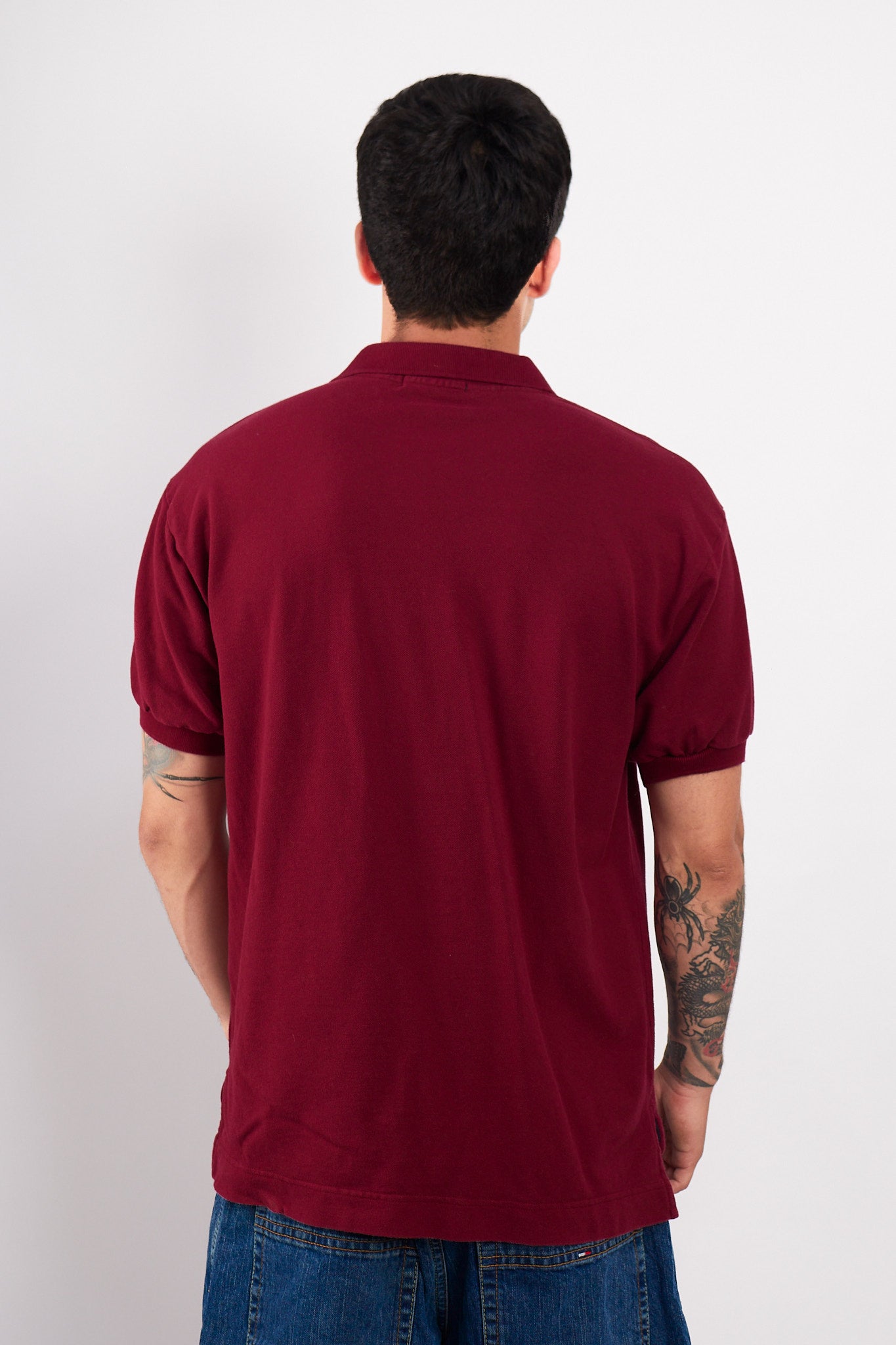 1990 Vintage Nautica Wine Polo Shirt (M/L)