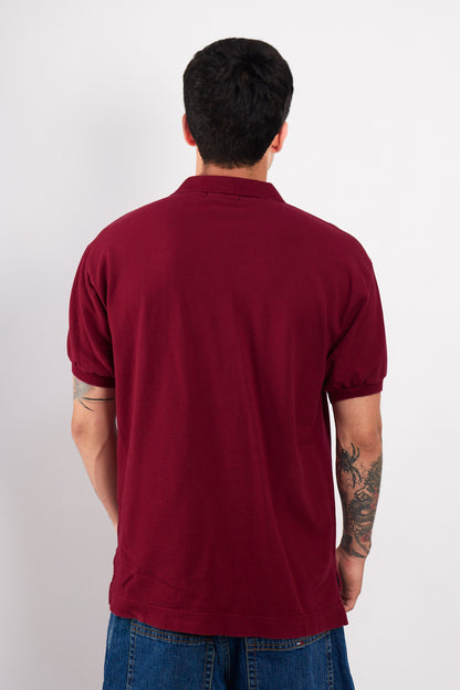 1990 Vintage Nautica Wine Polo Shirt (M/L)