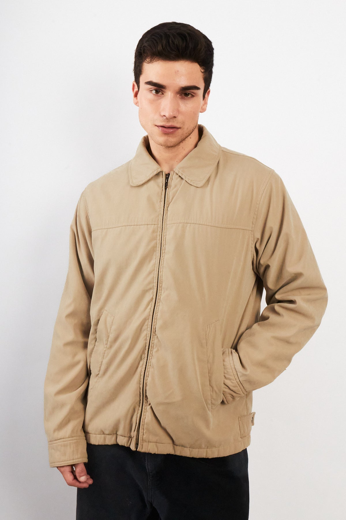 2000 Vintage Givenchy Khakhi Harrington (L/XL)