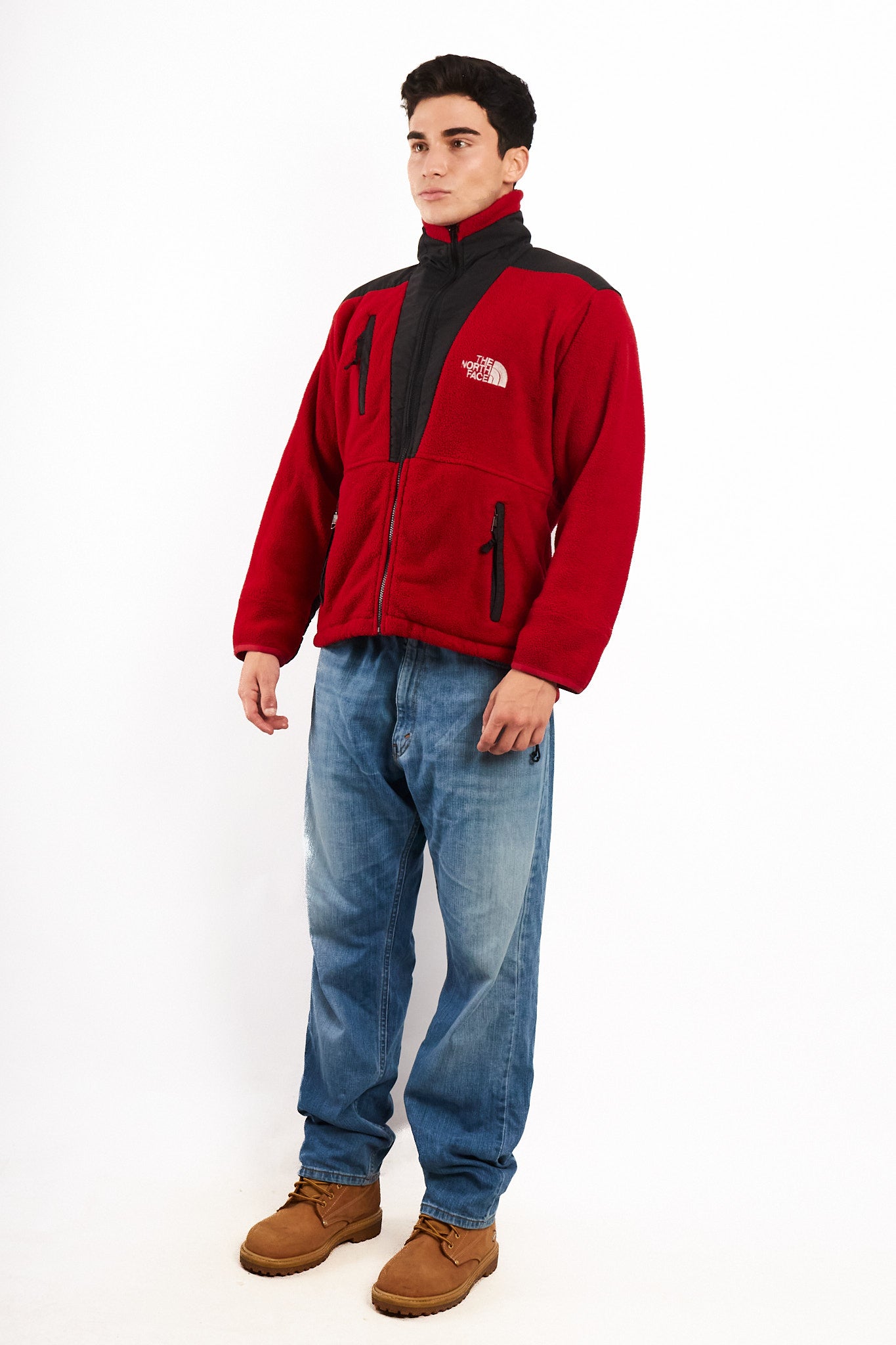 2000 Vintage North Face Red Denali Retro Jacket (M/L)