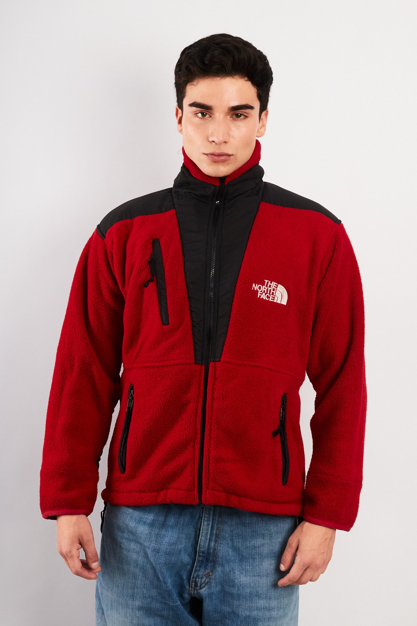 2000 Vintage North Face Red Denali Retro Jacket (M/L)