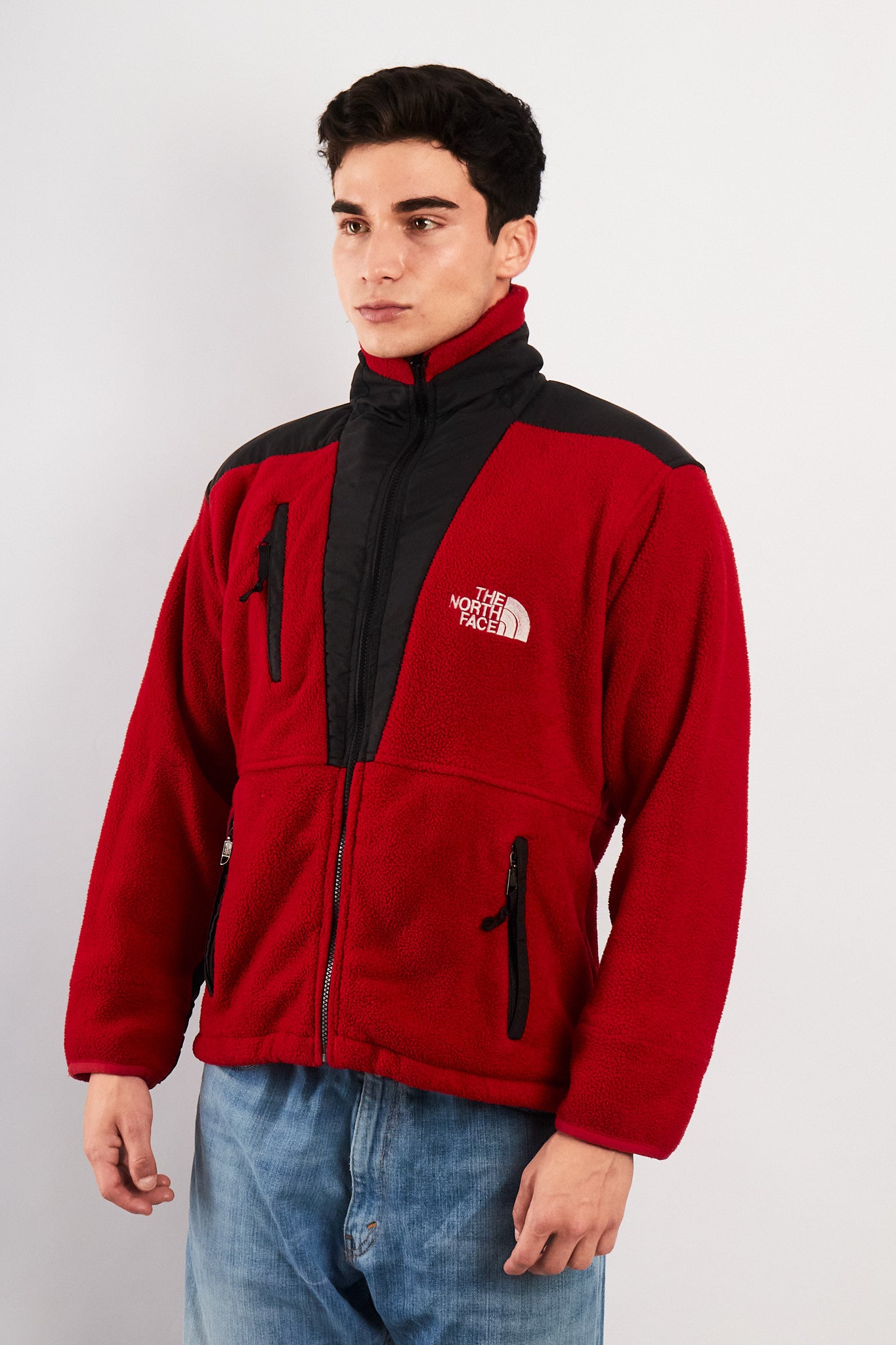 2000 Vintage North Face Red Denali Retro Jacket (M/L)