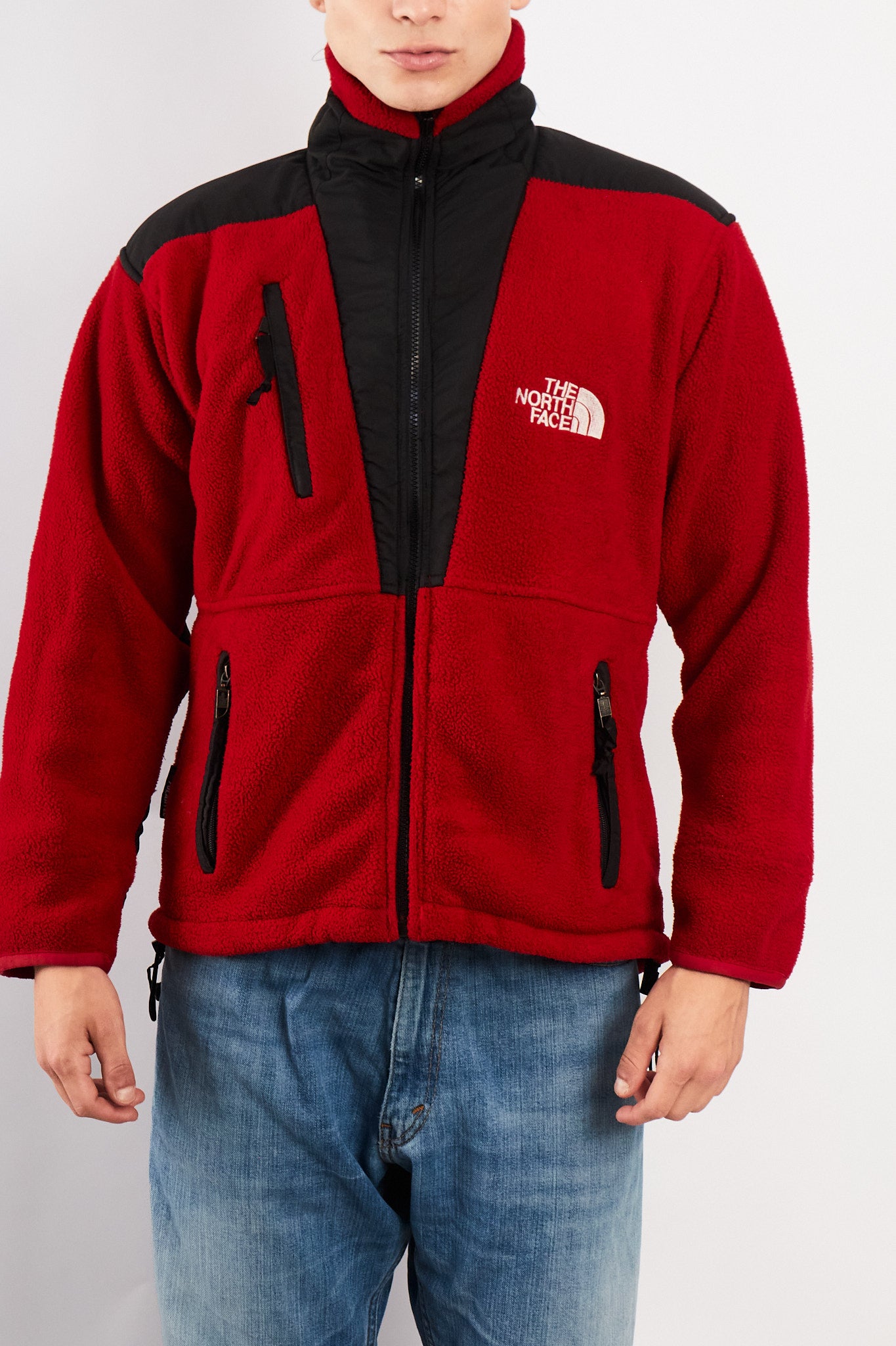 2000 Vintage North Face Red Denali Retro Jacket (M/L)