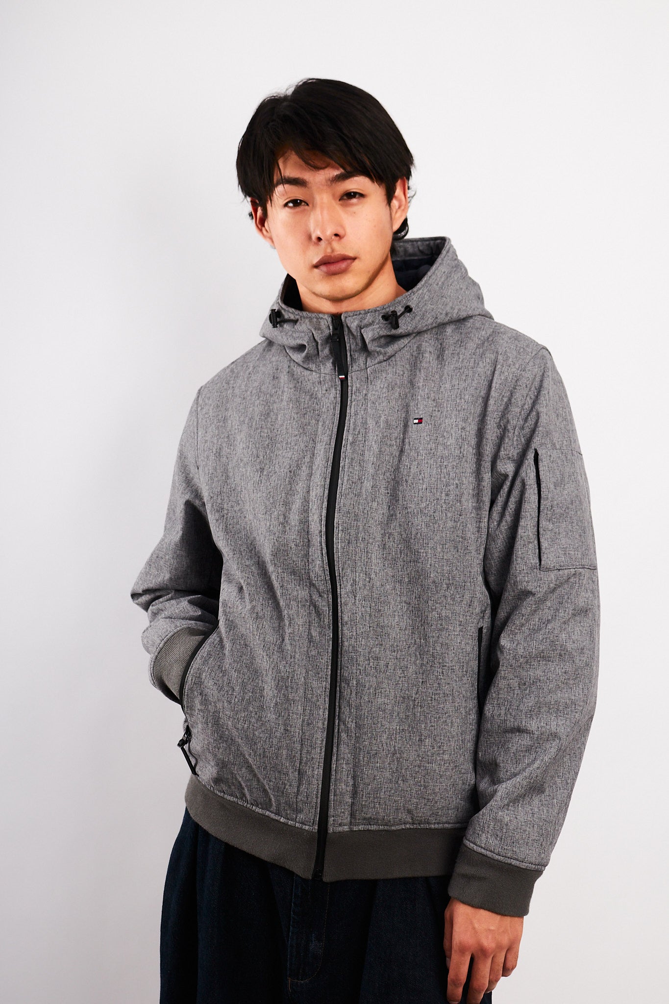 2000 Vintage Tommy Hilfiger Impermeable Cement Jacket (M)