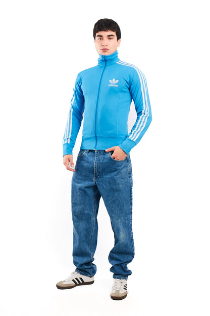 2006 Adidas Sky Blue Three Stripes Jacket (S)