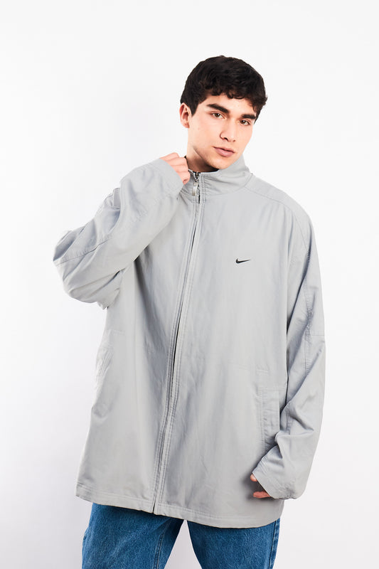 2001 Vintage Nike Gray Windbreaker (XL/XXL)