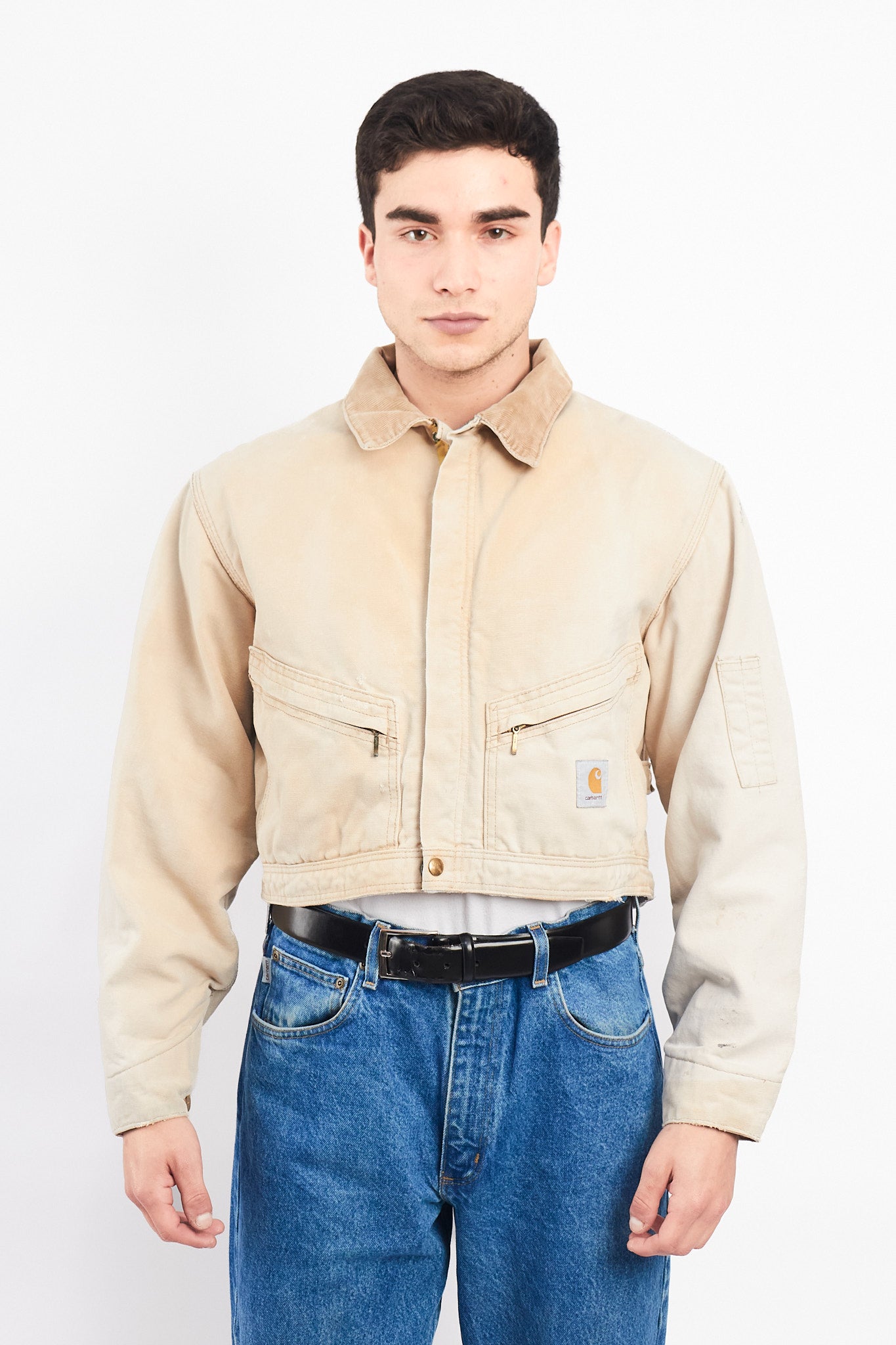 1980 Vintage Carhartt Reworked Cropped Jacket (S/M)