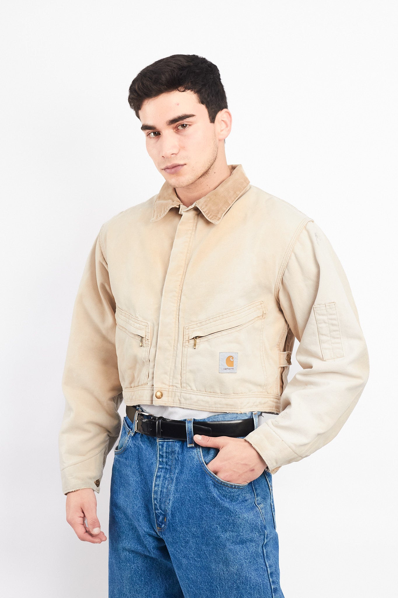 1980 Vintage Carhartt Reworked Cropped Jacket (S/M)