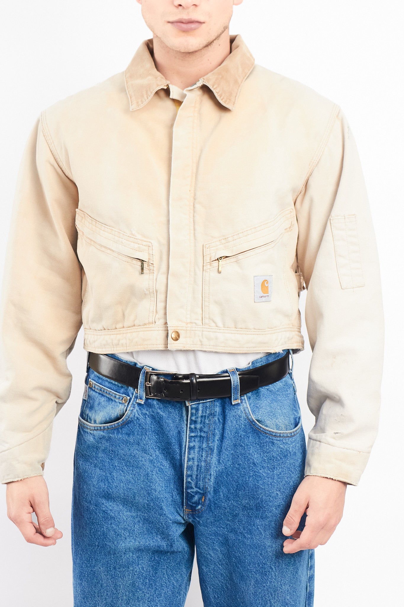 1980 Vintage Carhartt Reworked Cropped Jacket (S/M)