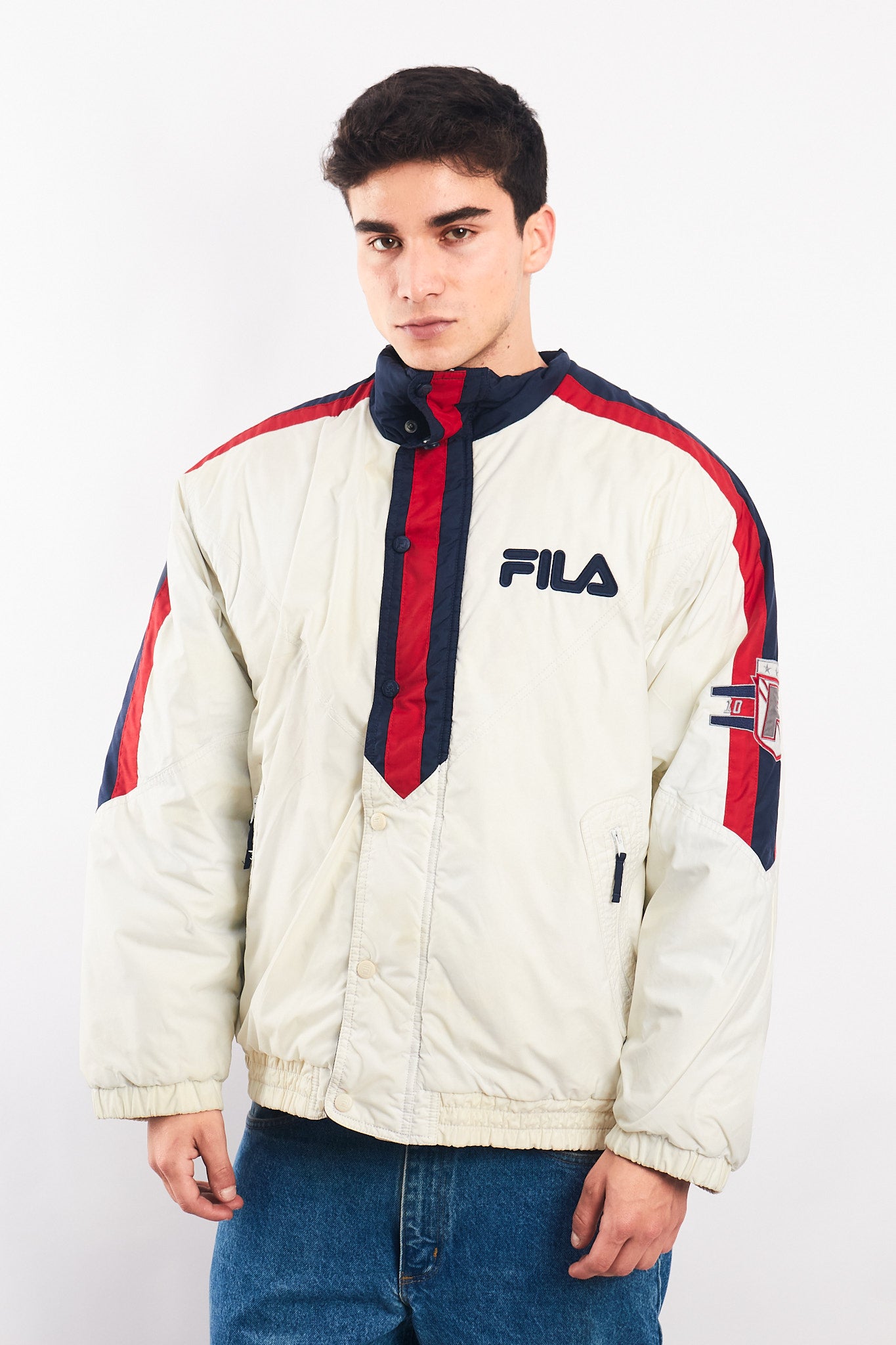 1990 Vintage Fila Retro Padded Jacket (M/L)