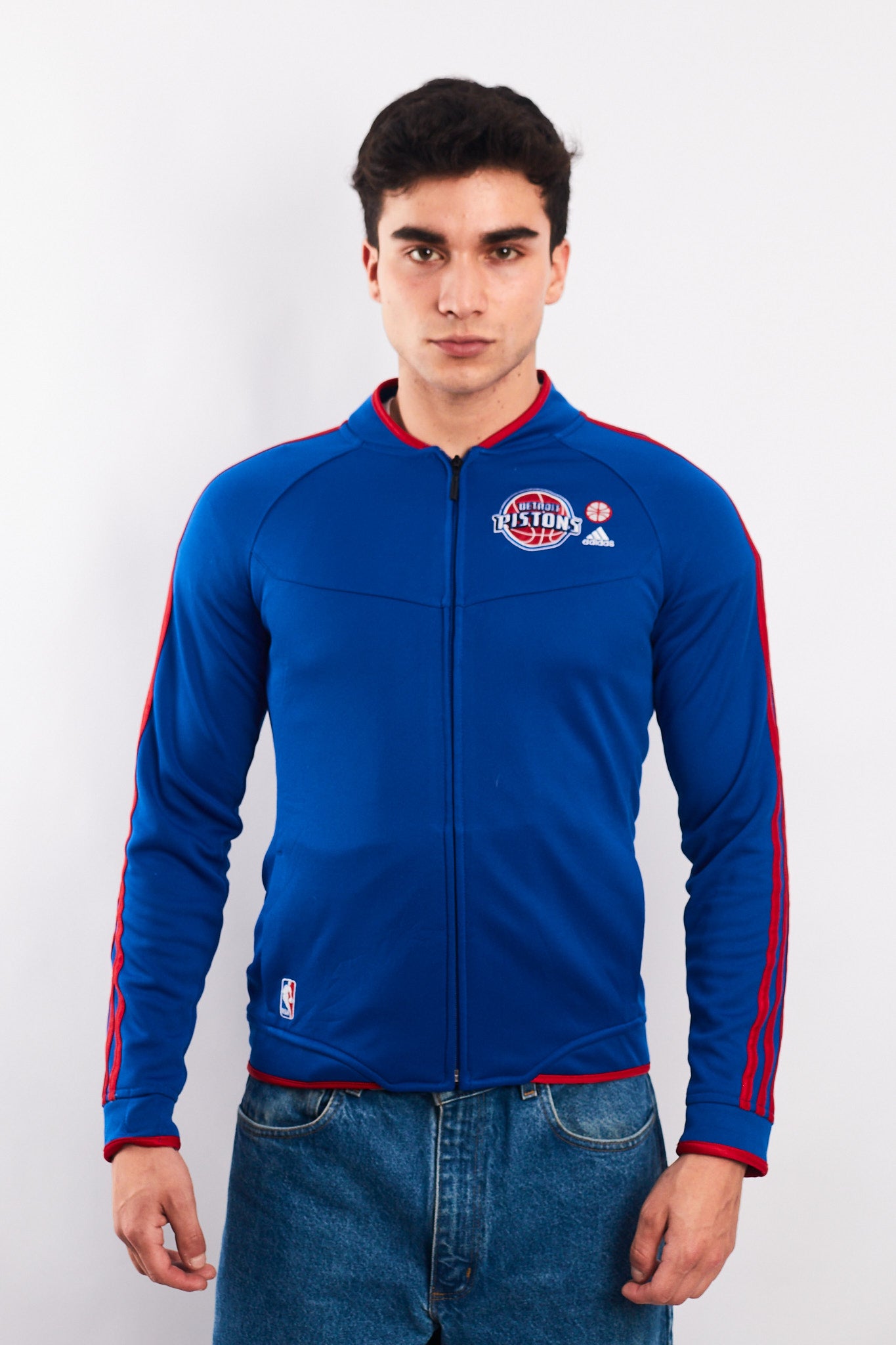 2000 Adidas NBA Detroit Pistons Jacket  (S)