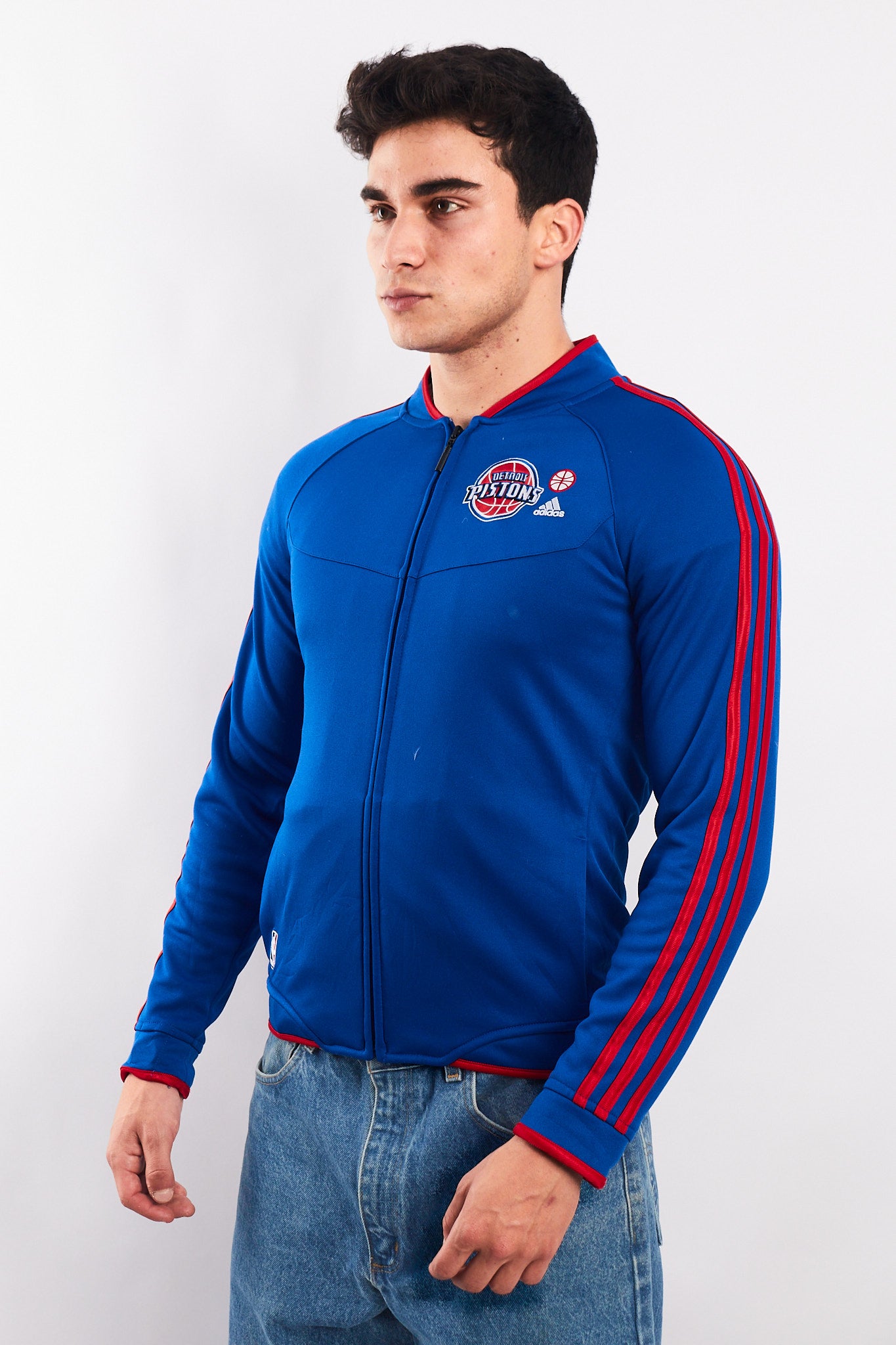 2000 Adidas NBA Detroit Pistons Jacket  (S)